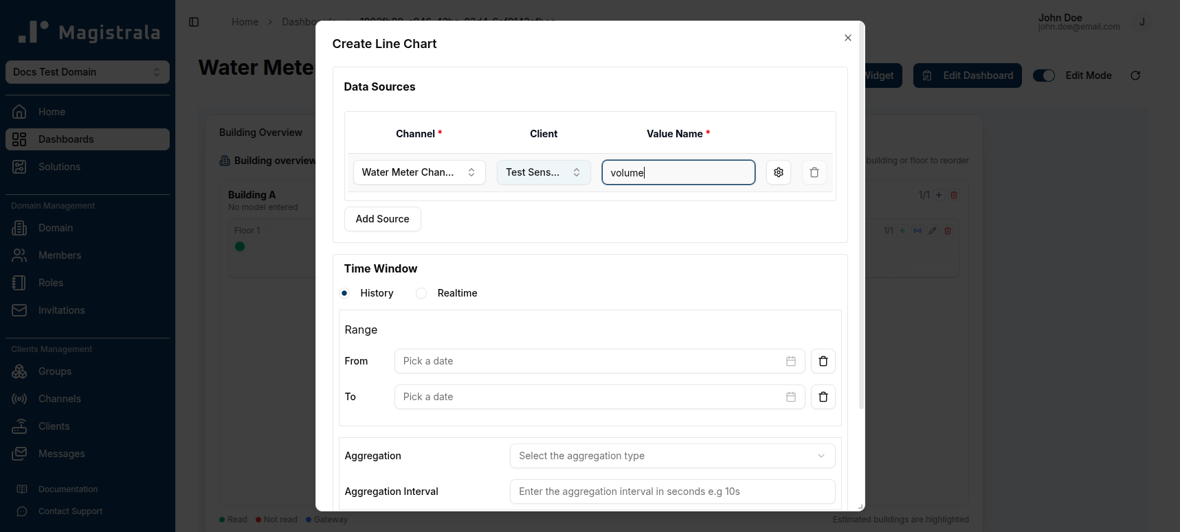 Line Chart Create